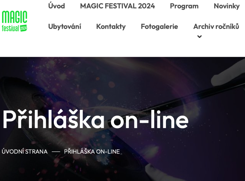 ON-LINE REGISTRACE SPUŠTĚNA