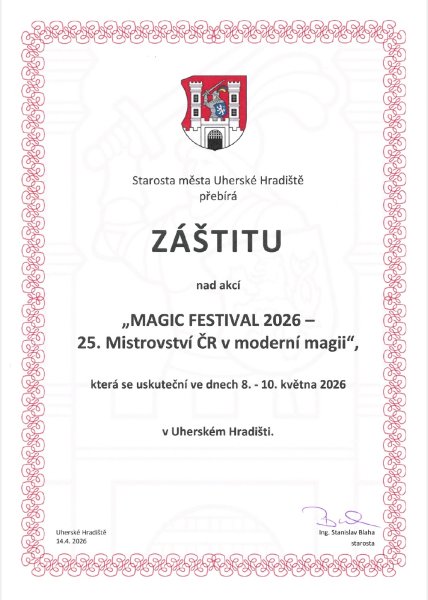 ZÁŠTITA STAROSTY MĚSTA ING. STANISLAVA BLAHY